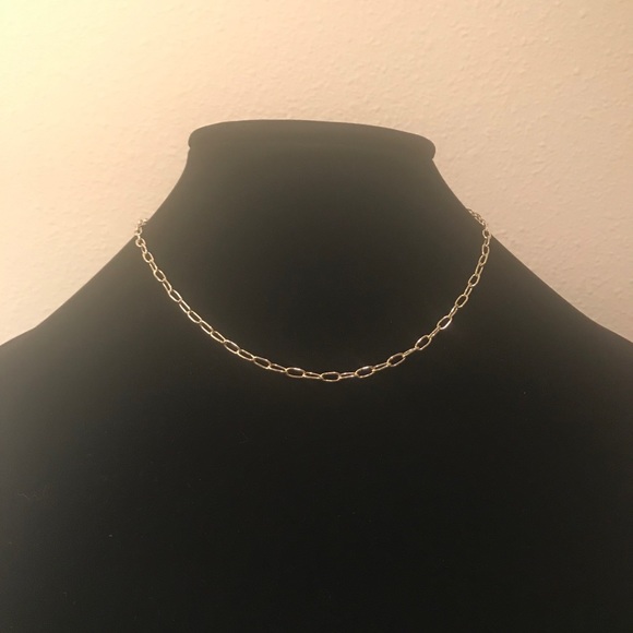 Machete Petite Oval Link 16-Inch Layering Necklace in 14K Gold Vermeil - Picture 10 of 11